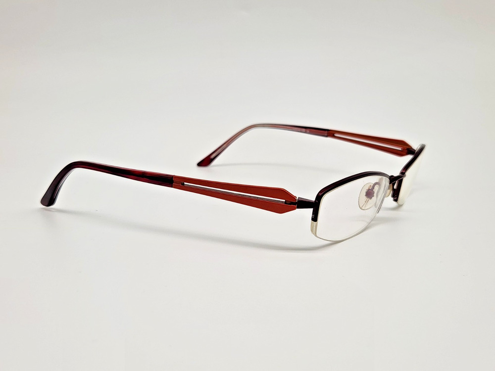 Thalia Eyewear ADANA 49-16-130 Brown Half Rim Eyeglasses Frame